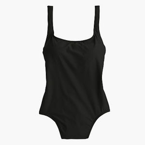 JCREW 1989 long torso scoopback one-piece swimsuit